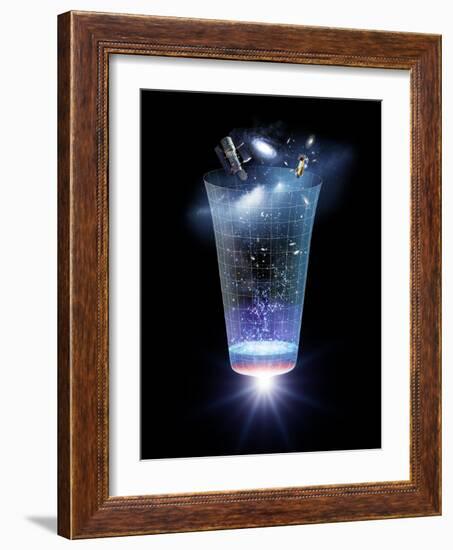 Universe Time Line, Artwork-Detlev Van Ravenswaay-Framed Photographic Print