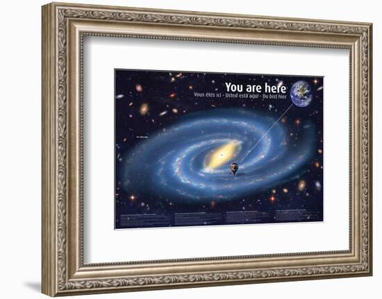 Universe: You Are Here-null-Framed Premium Giclee Print