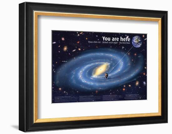 Universe: You Are Here-null-Framed Premium Giclee Print