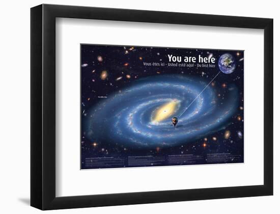 Universe: You Are Here-null-Framed Premium Giclee Print