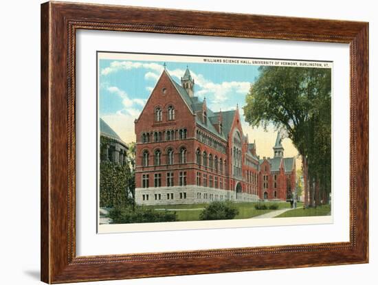 University, Burlington, Vermont-null-Framed Art Print