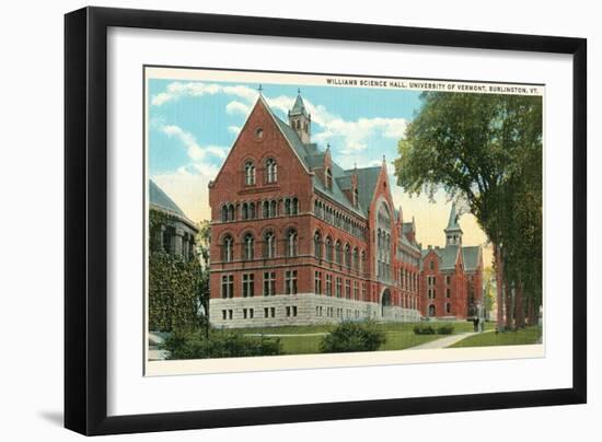 University, Burlington, Vermont-null-Framed Art Print