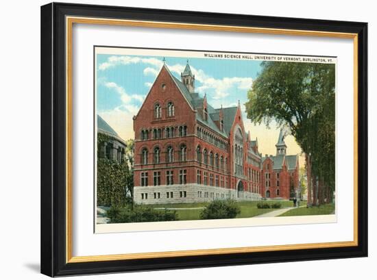 University, Burlington, Vermont-null-Framed Art Print