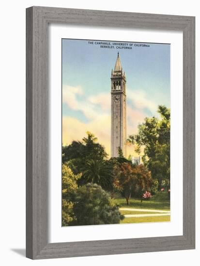 University Campanile, Berkeley, California-null-Framed Art Print