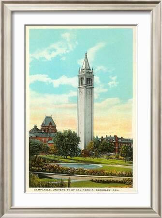 'University Campanile, Berkeley, California' Art Print | Art.com
