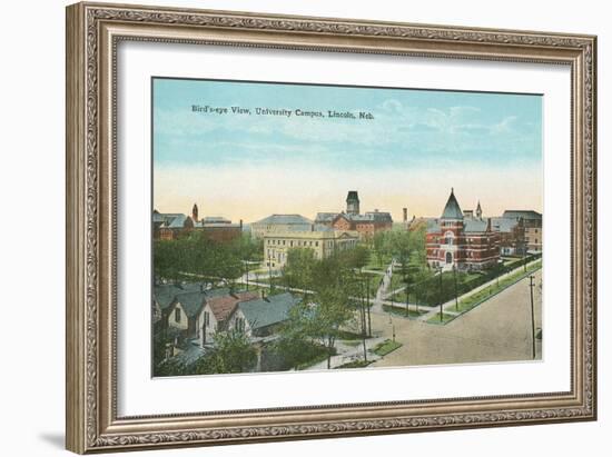 University Campus, Lincoln, Nebraska-null-Framed Art Print