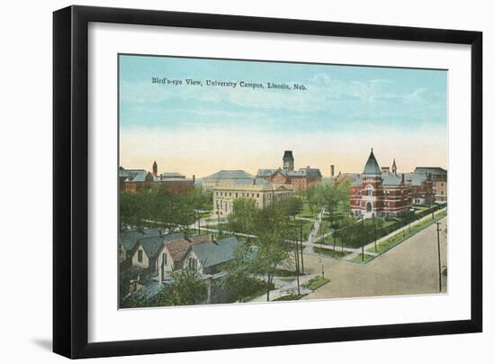 University Campus, Lincoln, Nebraska-null-Framed Art Print