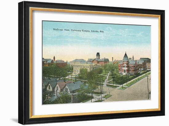 University Campus, Lincoln, Nebraska-null-Framed Art Print