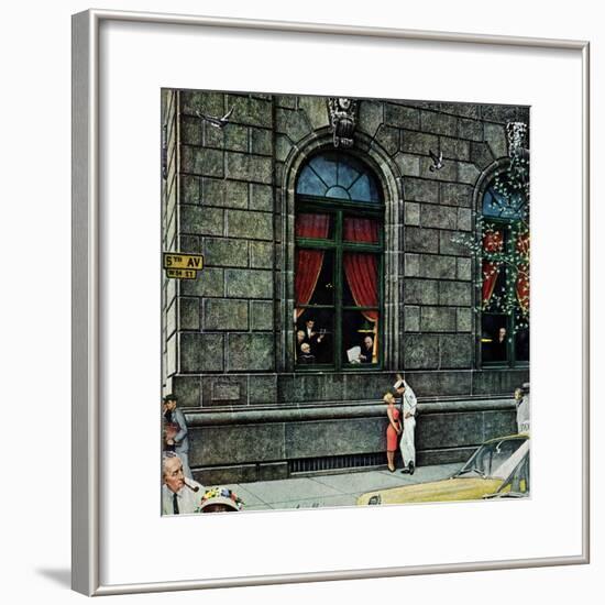 "University Club", August 27,1960-Norman Rockwell-Framed Giclee Print