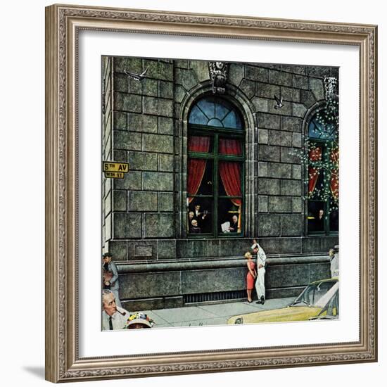 "University Club", August 27,1960-Norman Rockwell-Framed Giclee Print