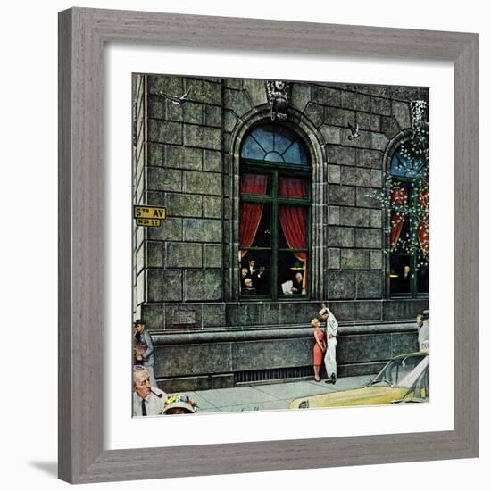 "University Club", August 27,1960-Norman Rockwell-Framed Giclee Print