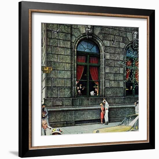 "University Club", August 27,1960-Norman Rockwell-Framed Giclee Print