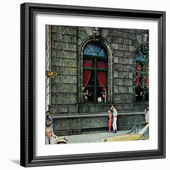 "University Club", August 27,1960-Norman Rockwell-Framed Giclee Print