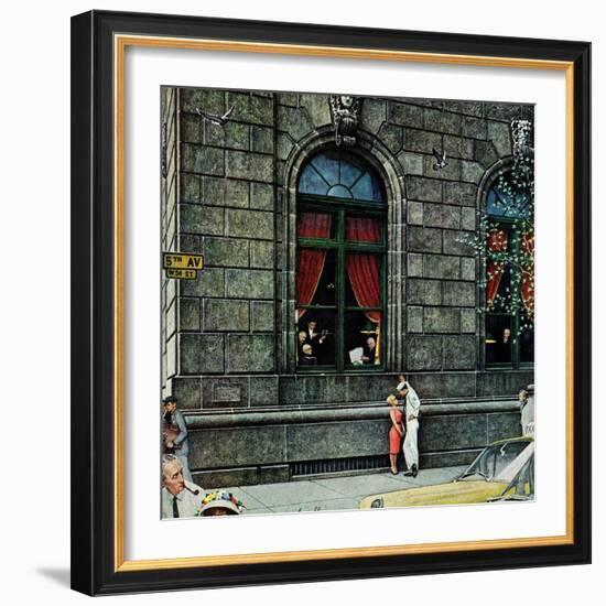 "University Club", August 27,1960-Norman Rockwell-Framed Giclee Print