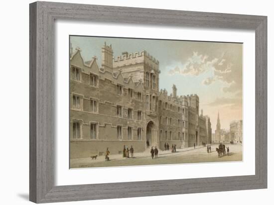 University College - Oxford-English School-Framed Giclee Print