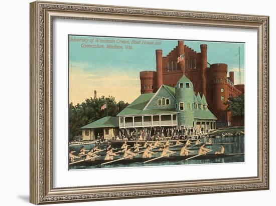 University Crews, Madison, Wisconsin-null-Framed Art Print