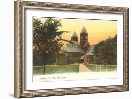 University Library, Ann Arbor, Michigan-null-Framed Art Print