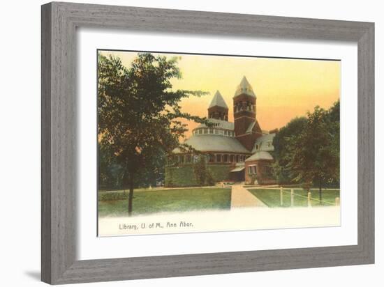 University Library, Ann Arbor, Michigan-null-Framed Art Print