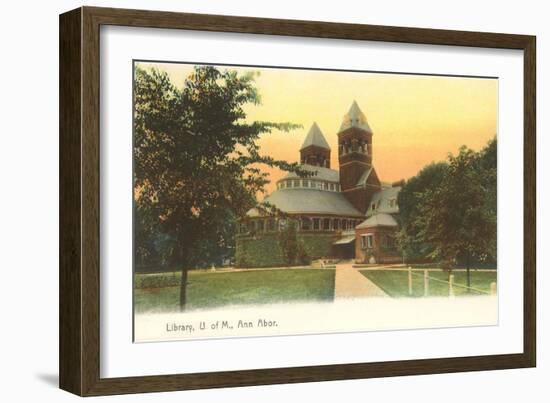 University Library, Ann Arbor, Michigan-null-Framed Art Print