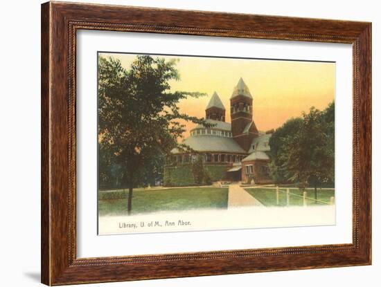 University Library, Ann Arbor, Michigan-null-Framed Art Print