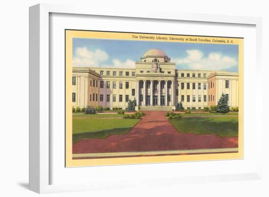 University Library, Columbia-null-Framed Premium Giclee Print