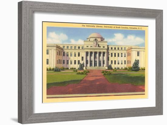 University Library, Columbia-null-Framed Art Print
