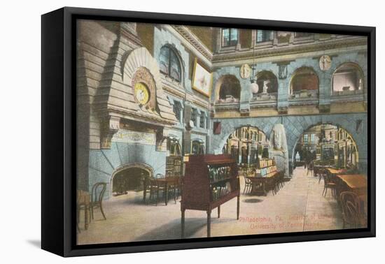 University Library, Philadelphia, Pennsylvania-null-Framed Stretched Canvas