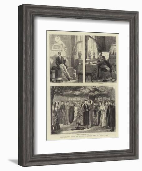 University Life at Oxford, after the Examination-null-Framed Giclee Print