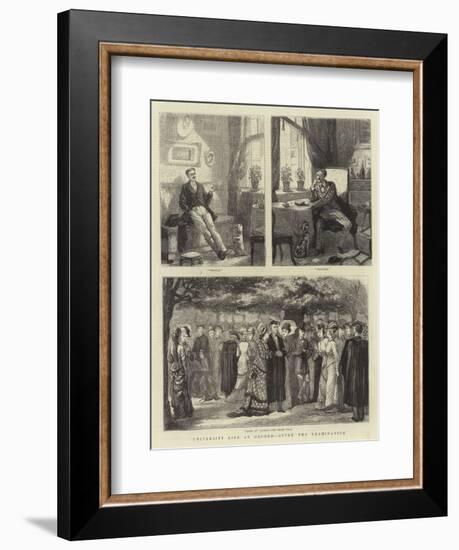 University Life at Oxford, after the Examination-null-Framed Giclee Print