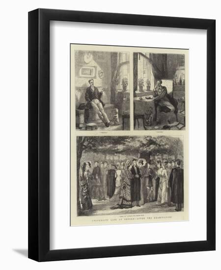 University Life at Oxford, after the Examination-null-Framed Giclee Print