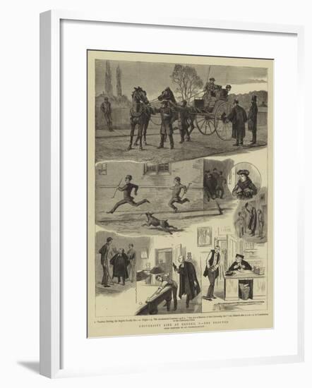 University Life at Oxford, I, the Proctor-null-Framed Giclee Print