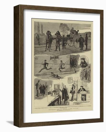 University Life at Oxford, I, the Proctor-null-Framed Giclee Print