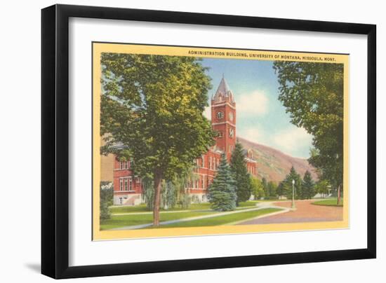 University, Missoula, Montana-null-Framed Art Print