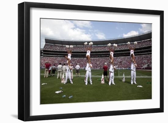 University Of Alabama Cheerleaders-Carol Highsmith-Framed Art Print