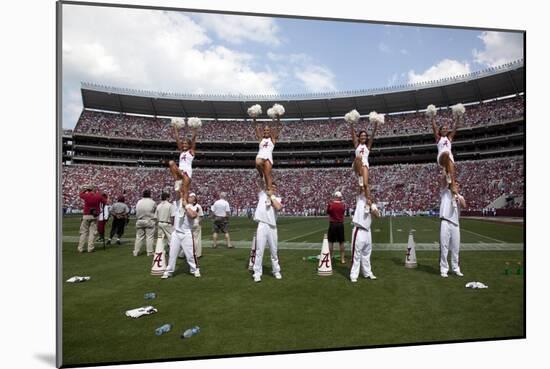 University Of Alabama Cheerleaders-Carol Highsmith-Mounted Art Print