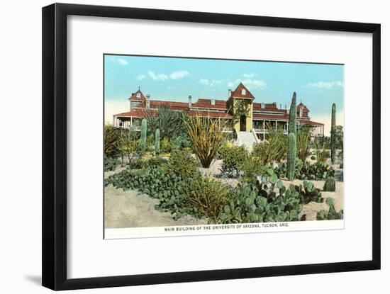 University of Arizona at Tucson, Cactus Garden-null-Framed Art Print