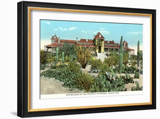 University of Arizona at Tucson, Cactus Garden-null-Framed Art Print