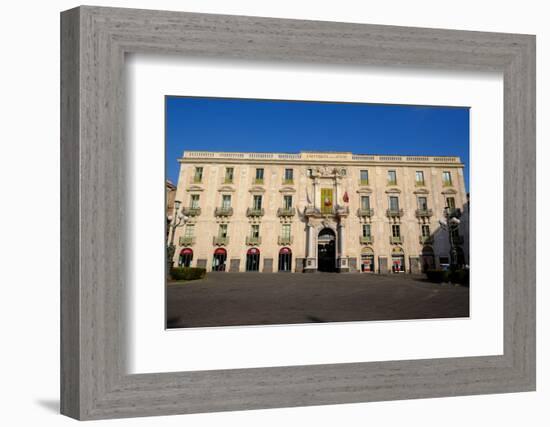 University of Catania, Piazza Universite, Catania, Sicily, Italy, Europe-Carlo Morucchio-Framed Photographic Print