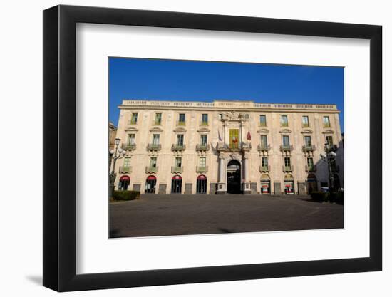 University of Catania, Piazza Universite, Catania, Sicily, Italy, Europe-Carlo Morucchio-Framed Photographic Print