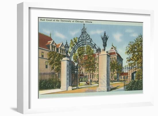 University of Chicago, Illinois-null-Framed Art Print