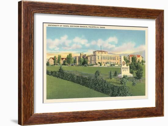 University of Idaho at Pocatello-null-Framed Art Print