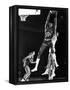 University of Kansas Basketball Star Wilt Chamberlain Playing in a Game-George Silk-Framed Premier Image Canvas