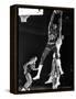 University of Kansas Basketball Star Wilt Chamberlain Playing in a Game-George Silk-Framed Premier Image Canvas