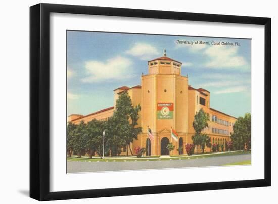 University of Miami, Coral Gables, Florida-null-Framed Art Print