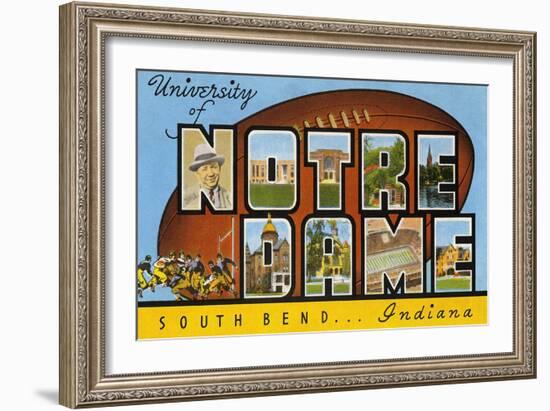 University of Notre Dame, South Bend, Indiana-null-Framed Art Print