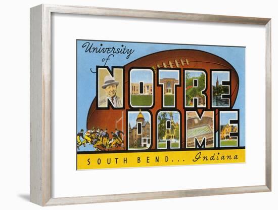 University of Notre Dame, South Bend, Indiana-null-Framed Art Print