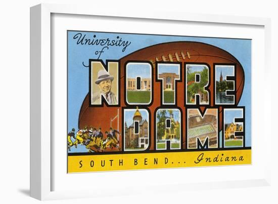 University of Notre Dame, South Bend, Indiana-null-Framed Art Print