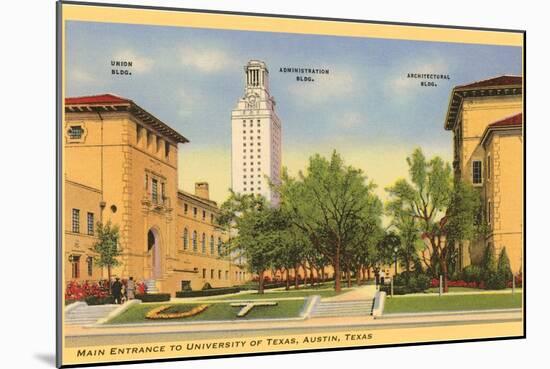 University of Texas, Austin-null-Mounted Art Print