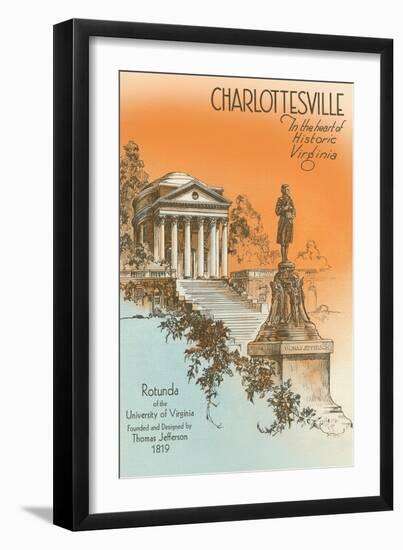 University of Virginia, Charlotteville-null-Framed Art Print