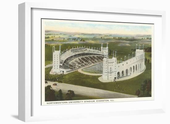 University Stadium, Evanston, Illinois-null-Framed Art Print